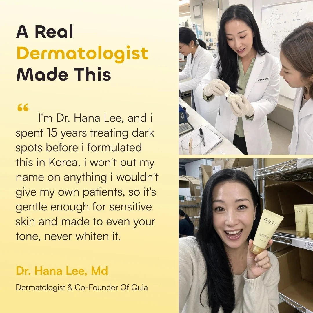 Quia Turmeric & Kojic Acid Overnight Mask - Quia Korean Beauty