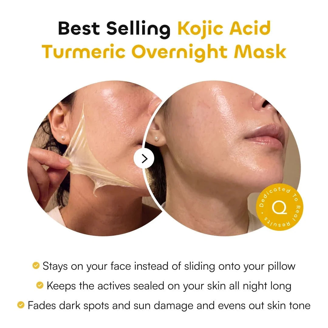 Quia Turmeric & Kojic Acid Overnight Mask - Quia Korean Beauty
