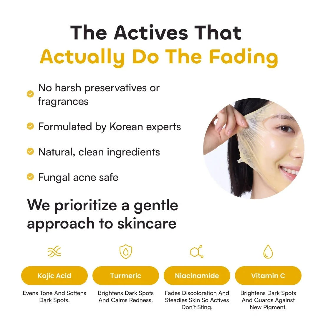 Quia Turmeric & Kojic Acid Overnight Mask - Quia Korean Beauty