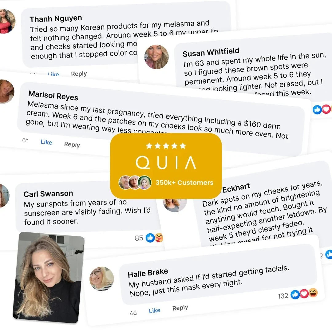Quia Turmeric & Kojic Acid Overnight Mask - Quia Korean Beauty